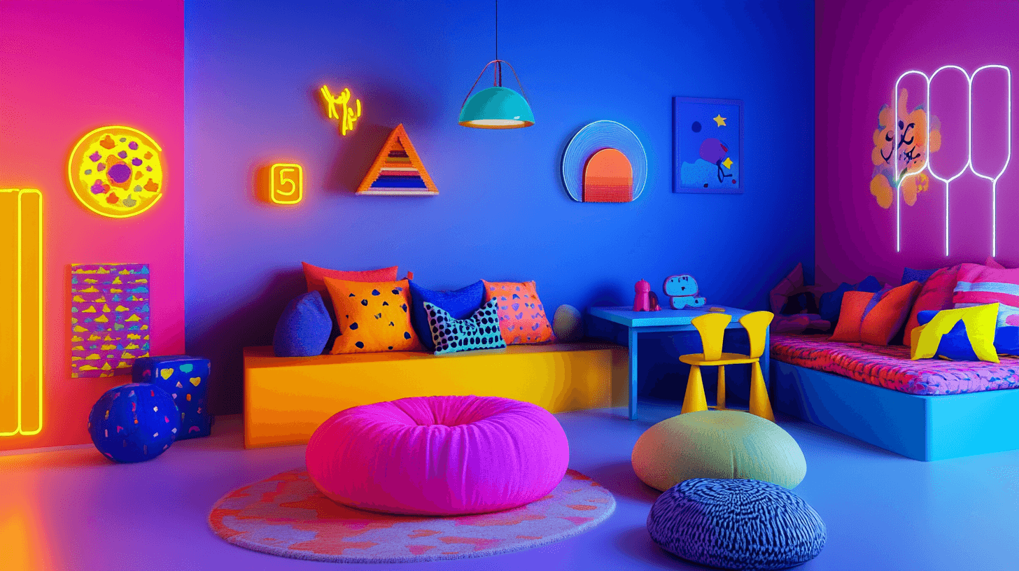 Leuchtende Farben im Kinderzimmer: Eine heitere und kreative Atmosphäre