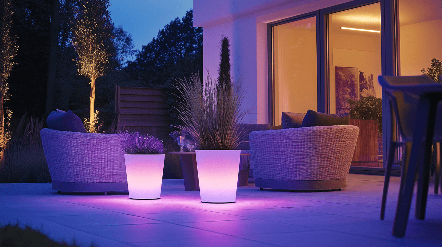 Pluspunkte von Gartenmöbeln mit LED-Beleuchtung