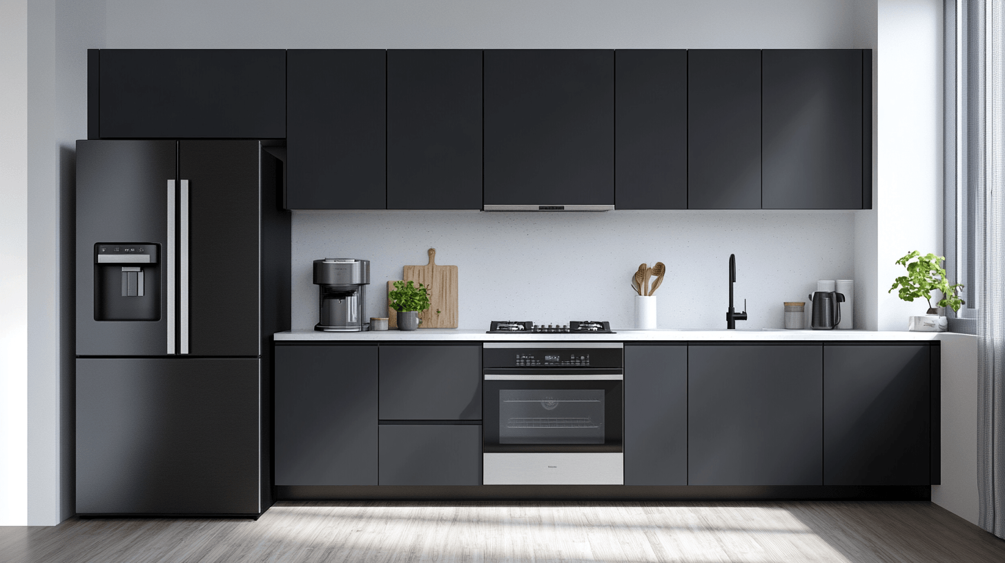 Einfarbige Küchen: Ein Design-Trend mit schlichten Linien
