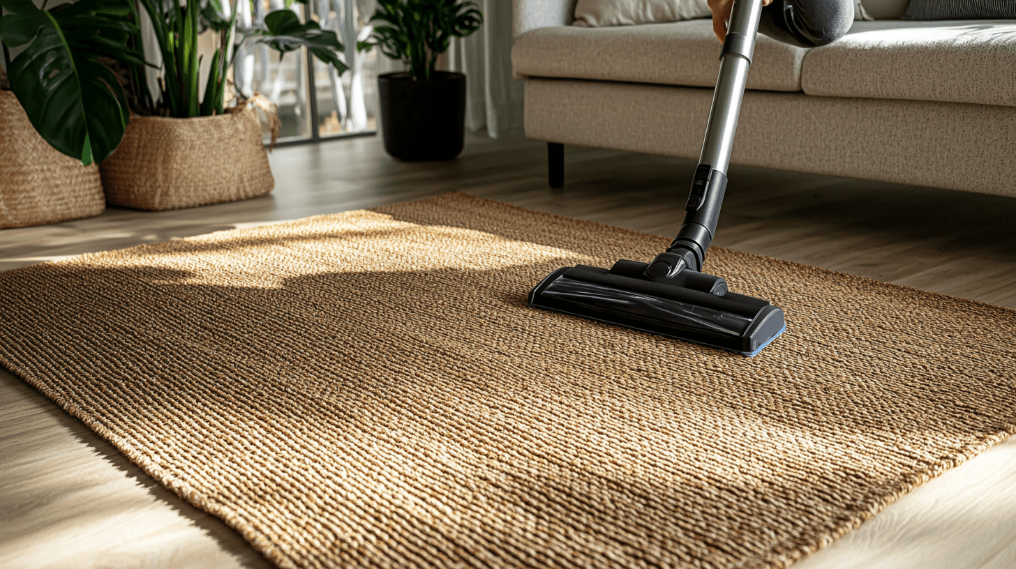 Wartung und Säuberung von Sisal-Teppichen