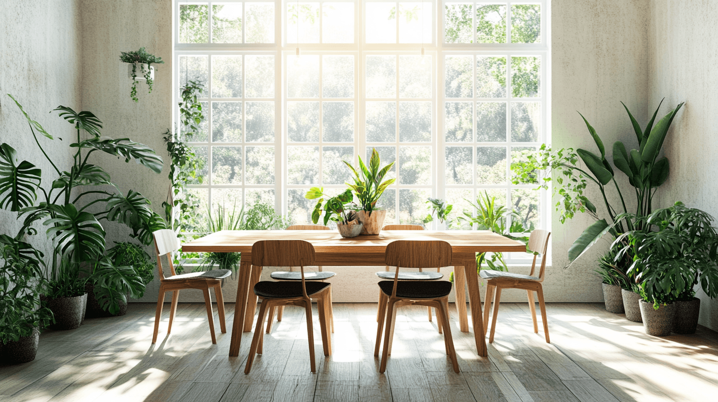 Esszimmer mit Holzdetails: Natur und Stil kombinieren