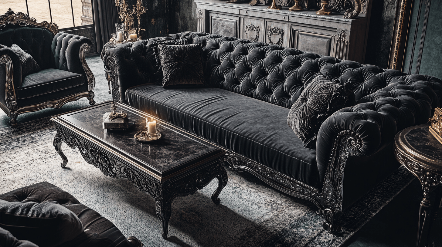 Einrichtung im Gothic Chic Design: Düster und prächtig