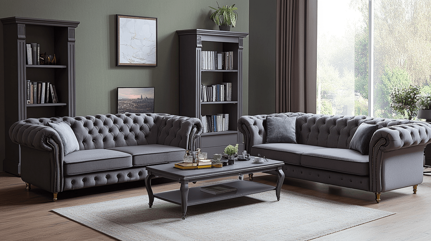 Graue Möbel: Stilvolle Vielfalt und Eleganz