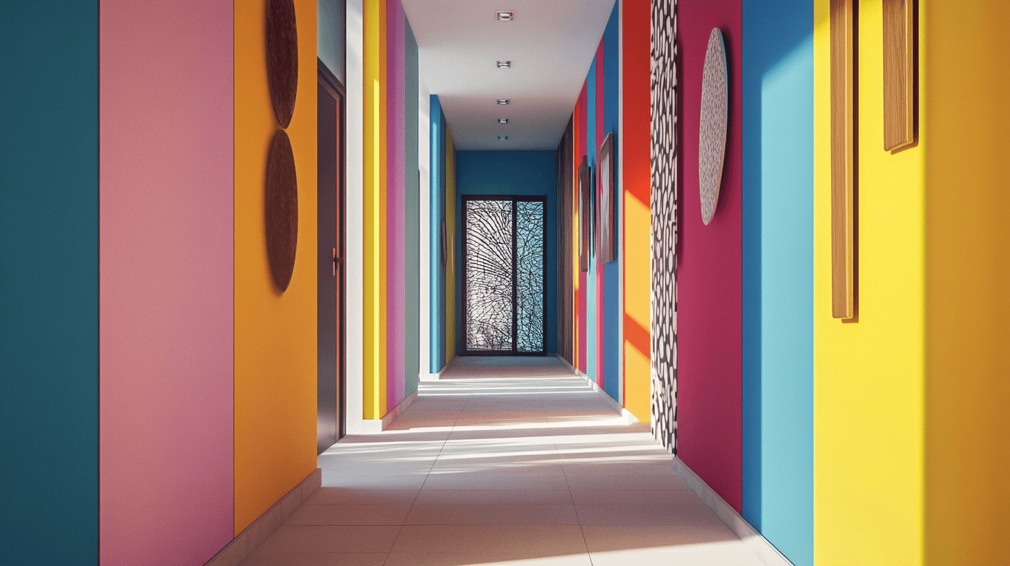 Farbgestaltung im Eingangsbereich: Mit Farben Highlights schaffen