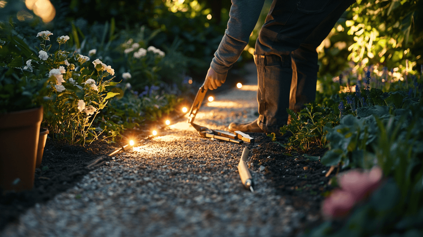 Ratschläge zur Montage von Beleuchtung für Gartenwege