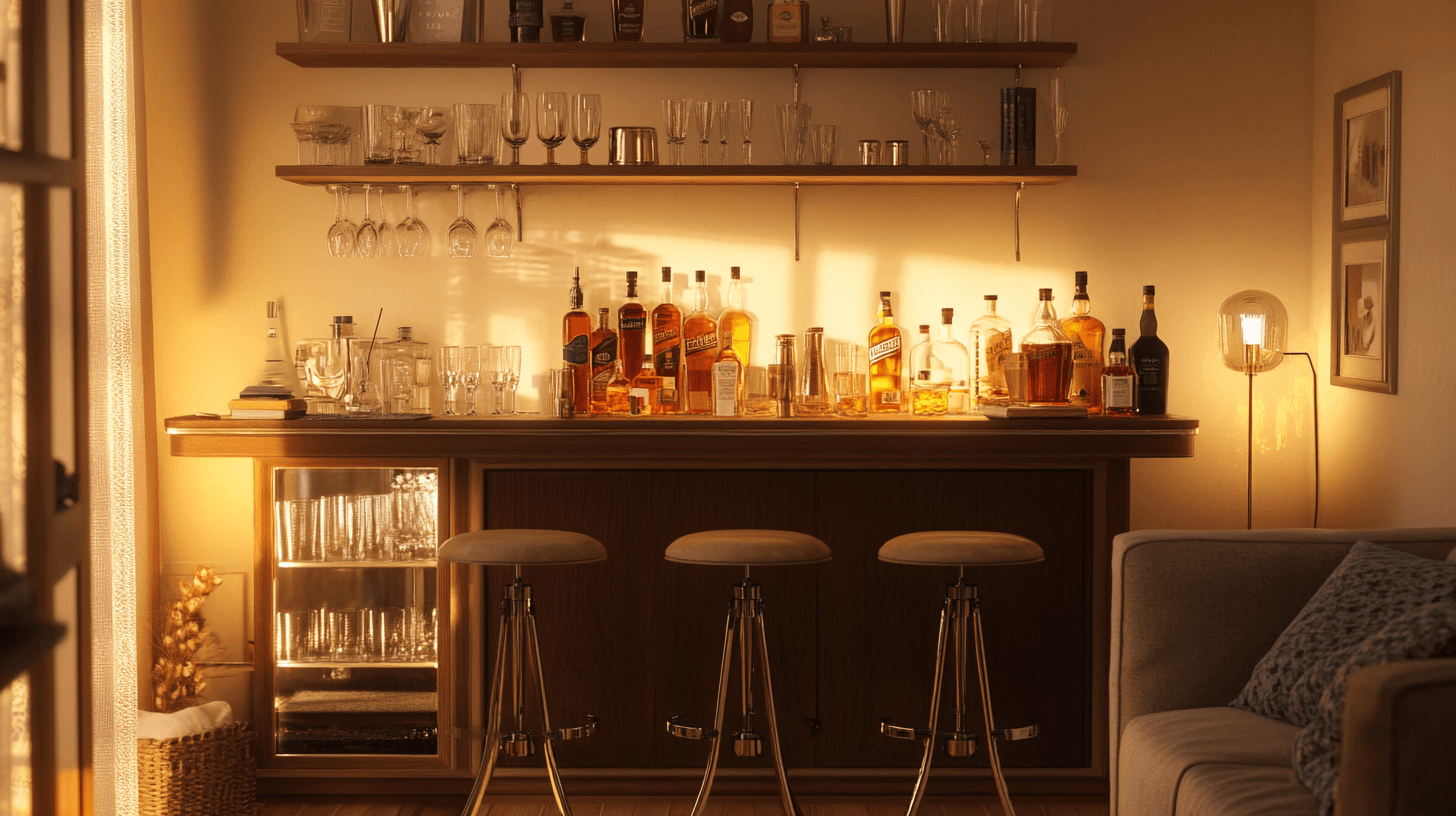 Hausbar gestalten: Der ideale Platz für gemütliche Abende mit Freunden