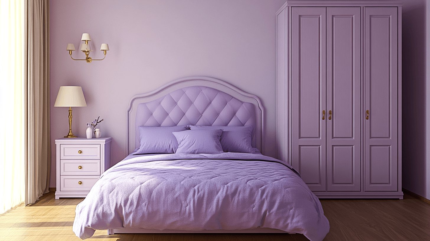 Lavendelfarbene Möbel: Die Grundlage für ein stimmiges Schlafzimmer