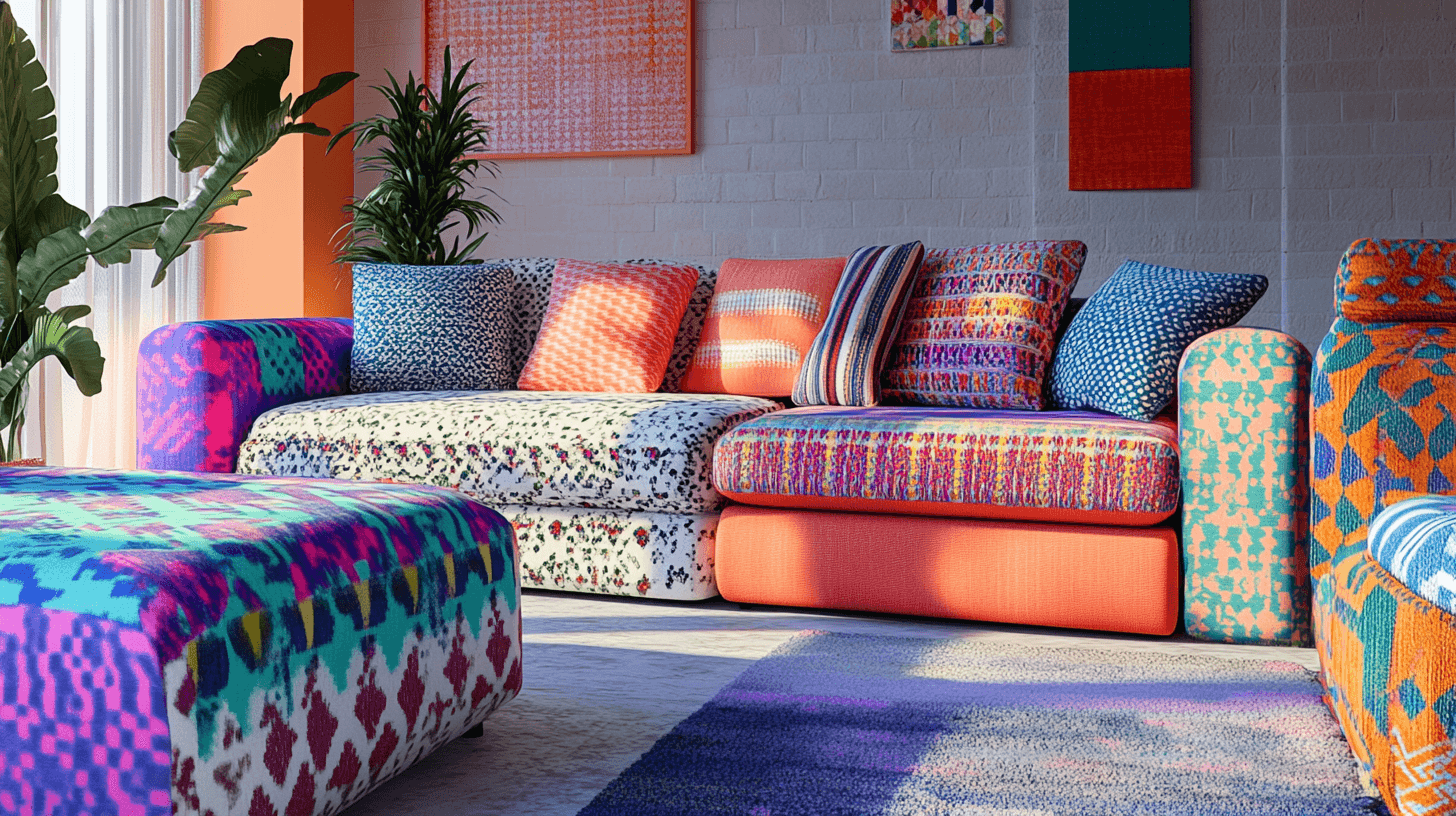 Einrichtung im üppigen Boho-Stil