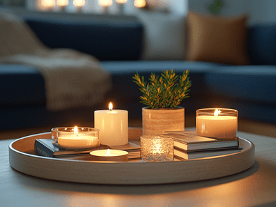 Dekorative Tabletts für den Couchtisch: Praktisch und schön