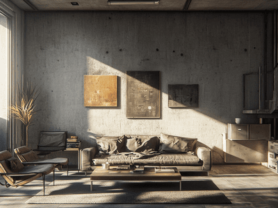 Beton als Gestaltungselement: Der Industrie-Stil für deine Wohnung