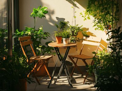 Möbel für kleine Balkone: Kompakt und einladend