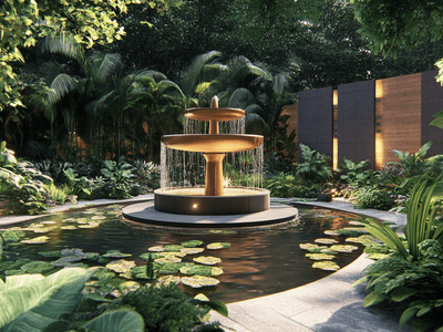 Gartenwasserspiele: Zeitgemäße Brunnen und Teichanlagen