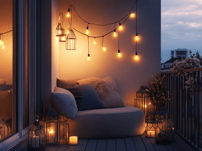 Lichtgestaltung für Balkon und Terrasse: Atmosphärische Beleuchtung für entspannte Abende