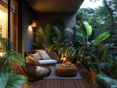 Dekoration für Balkon und Terrasse: Elegante Highlights für draußen