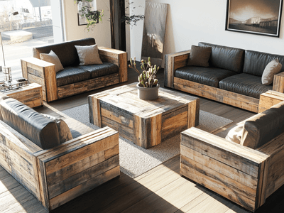 Recyceltes Holz als Möbelmaterial: Umweltfreundlichkeit und Design