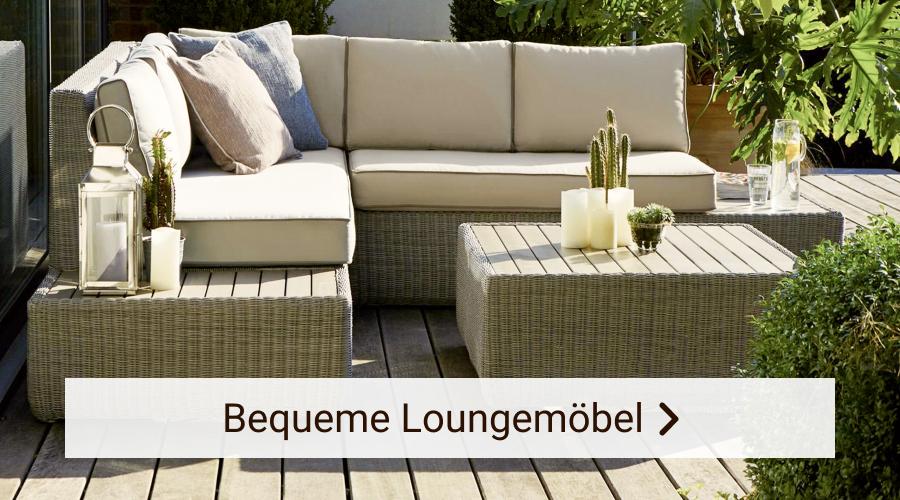 Bequeme Loungemöbel für deinen Garten