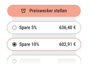 Preiswecker stellen